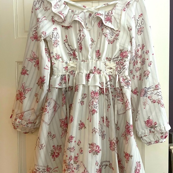 Liz Lisa Dress Roses one size - Picture 1 of 3